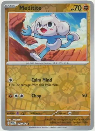 Stellar Crown Meditite #78/142 reverse holo